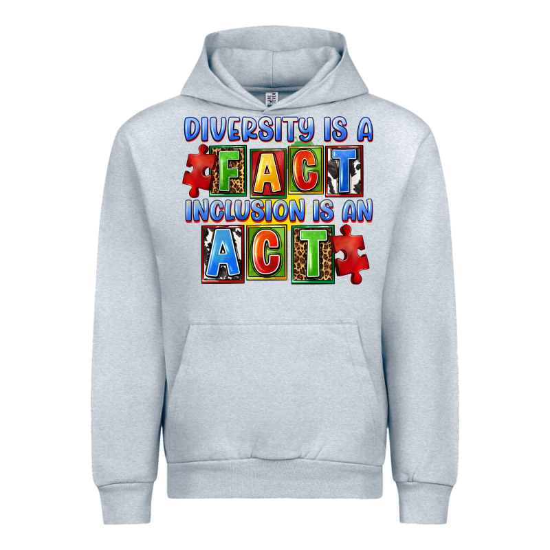 Diversity Is A Fact Indesion Is An Act Urban Hoodie by FaDigitalArtStudio | Teevron