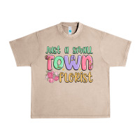 French Oak just a small town florist Urban Heavy Tee - MaliasSmallBusiness