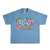 Pebble Blue just a small town florist Urban Heavy Tee - MaliasSmallBusiness