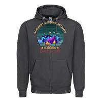 Smoke camping The Best Outdoor Activity Is Going Back Inside Zipper Hoodie - Bettercallsaul