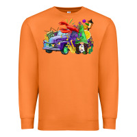 Carrot mardi gras gnome on the truck Premium Sweatshirt - CowGirlArtShop