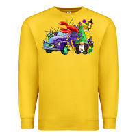 Lemon mardi gras gnome on the truck Premium Sweatshirt - CowGirlArtShop