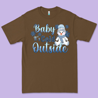 Baby It's Cold Outside Premium Tee Designed By Adodesignshop