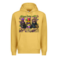 Antique Gold parading with my gnomies Premium Hoodie - CowGirlArtShop