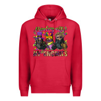 Cardinal parading with my gnomies Premium Hoodie - CowGirlArtShop