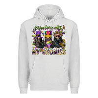 Dove Grey parading with my gnomies Premium Hoodie - CowGirlArtShop