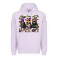 Lilac parading with my gnomies Premium Hoodie - CowGirlArtShop
