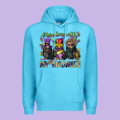 Parading With My Gnomies Premium Hoodie Designed By Cowgirlartshop