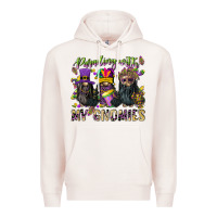 Pale Pink parading with my gnomies Premium Hoodie - CowGirlArtShop