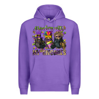 Purple parading with my gnomies Premium Hoodie - CowGirlArtShop