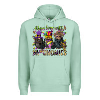 Seafoam parading with my gnomies Premium Hoodie - CowGirlArtShop