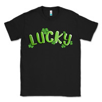 Black lucky st patricks day Classic Tee - MaliasSmallBusiness