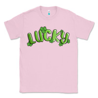 Bubblegum Pink lucky st patricks day Classic Tee - MaliasSmallBusiness