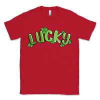 Red lucky st patricks day Classic Tee - MaliasSmallBusiness