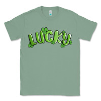 Sage lucky st patricks day Classic Tee - MaliasSmallBusiness