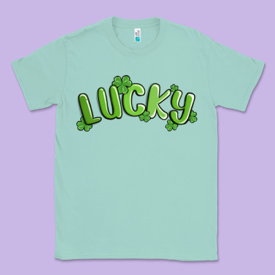 Lucky St Patricks Day Classic Tee Designed By Maliassmallbusiness