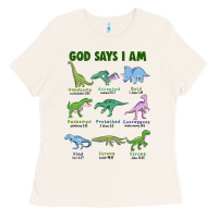 Bone god says i am dinosaurs Ladies Tee - JahusDesignShop