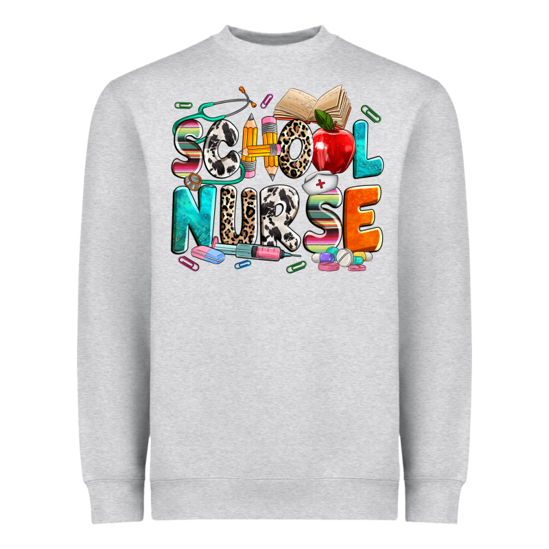School Nurse Heavyweight Sweatshirt by NancyCooperArtShop | Teevron