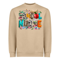 Mushroom school nurse Heavyweight Sweatshirt - NancyCooperArtShop