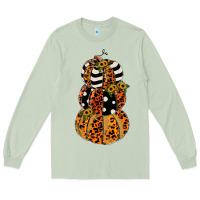 Matcha leopard pumpkin polka dot sunflower Long Sleeve Tee - JahusDesignShop