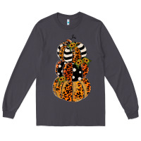 Smoke leopard pumpkin polka dot sunflower Long Sleeve Tee - JahusDesignShop