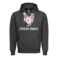 Charcoal Heather Chicken Mama Zipper Hoodie - Bettercallsaul