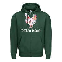 Sports Green Chicken Mama Zipper Hoodie - Bettercallsaul