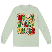 Matcha holly jolly nurse Long Sleeve Tee - MaliasSmallBusiness