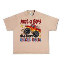 Burro just a boy who loves monster trucks Urban Heavy Tee - MaliasSmallBusiness