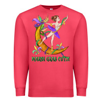 Cardinal mardi gras cutie Premium Sweatshirt - CowGirlArtShop