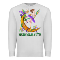 Dove Grey mardi gras cutie Premium Sweatshirt - CowGirlArtShop