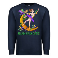 Navy mardi gras cutie Premium Sweatshirt - CowGirlArtShop