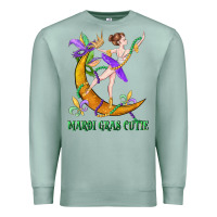 Seafoam mardi gras cutie Premium Sweatshirt - CowGirlArtShop