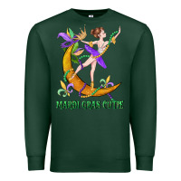 Sports Green mardi gras cutie Premium Sweatshirt - CowGirlArtShop
