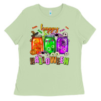 Matcha happy halloween jars and horror Ladies Tee - AdoDesignShop