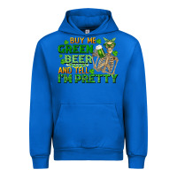 Cobalt buy me green beer and tell me i'm pretty Urban Hoodie - FaDigitalArtStudio