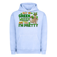 Pigment Grape Ice buy me green beer and tell me i'm pretty Urban Hoodie - FaDigitalArtStudio