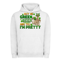 Pigment Lunar Rock buy me green beer and tell me i'm pretty Urban Hoodie - FaDigitalArtStudio