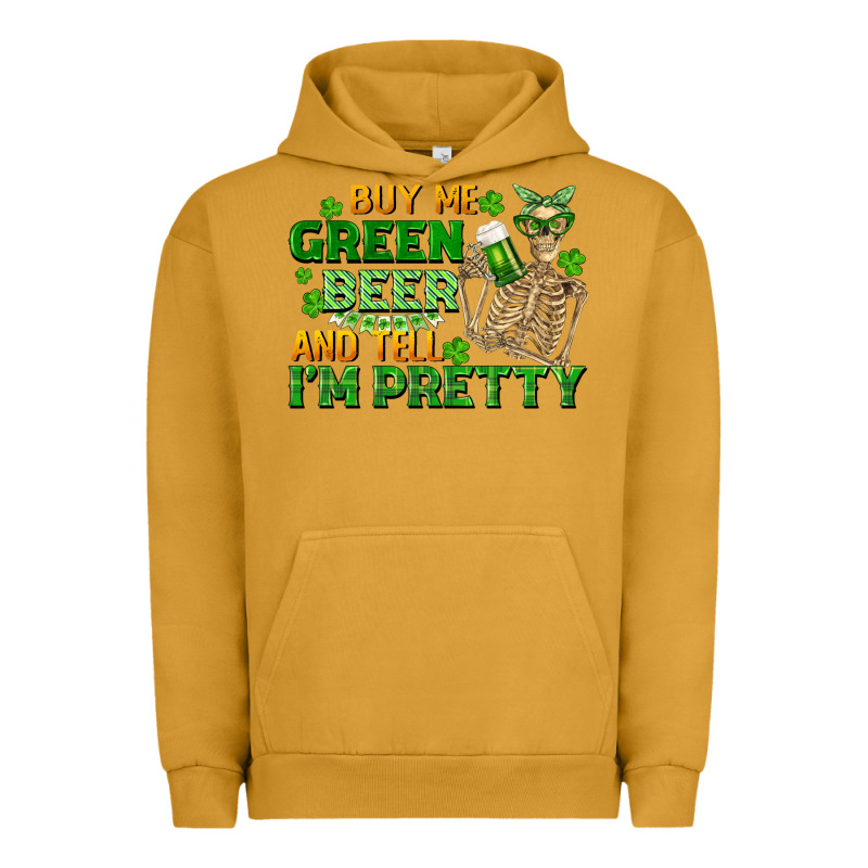 Buy Me Green Beer And Tell Me I'm Pretty Urban Hoodie by FaDigitalArtStudio | Teevron