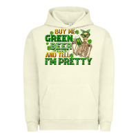 Pigment Pistachio buy me green beer and tell me i'm pretty Urban Hoodie - FaDigitalArtStudio