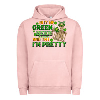 Pigment Salmon buy me green beer and tell me i'm pretty Urban Hoodie - FaDigitalArtStudio