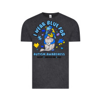 Vintage Black i wear blue for autism awareness Vintage Tee - JahusDesignShop
