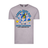 Vintage Zinc i wear blue for autism awareness Vintage Tee - JahusDesignShop