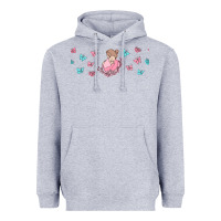 Heather Grey butterflies and mom Heavyweight Hoodie - TumblerDesignByShophia