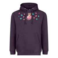 Plum butterflies and mom Heavyweight Hoodie - TumblerDesignByShophia