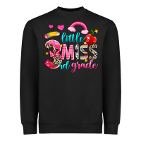 Black little miss third grade Heavyweight Sweatshirt - NancyCooperArtShop