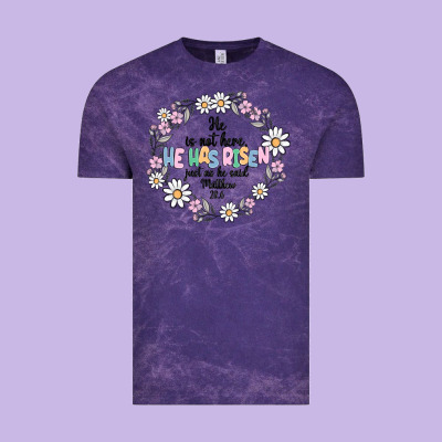 He Has Risen Vintage Tee Designed By Maliassmallbusiness