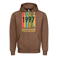 Chestnut August 1997 23 Years Old 23rd Birthday Zipper Hoodie - Bettercallsaul
