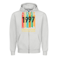 Dove Grey August 1997 23 Years Old 23rd Birthday Zipper Hoodie - Bettercallsaul