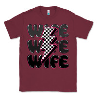 Burgundy wife wife wife Classic Tee - MaliasSmallBusiness